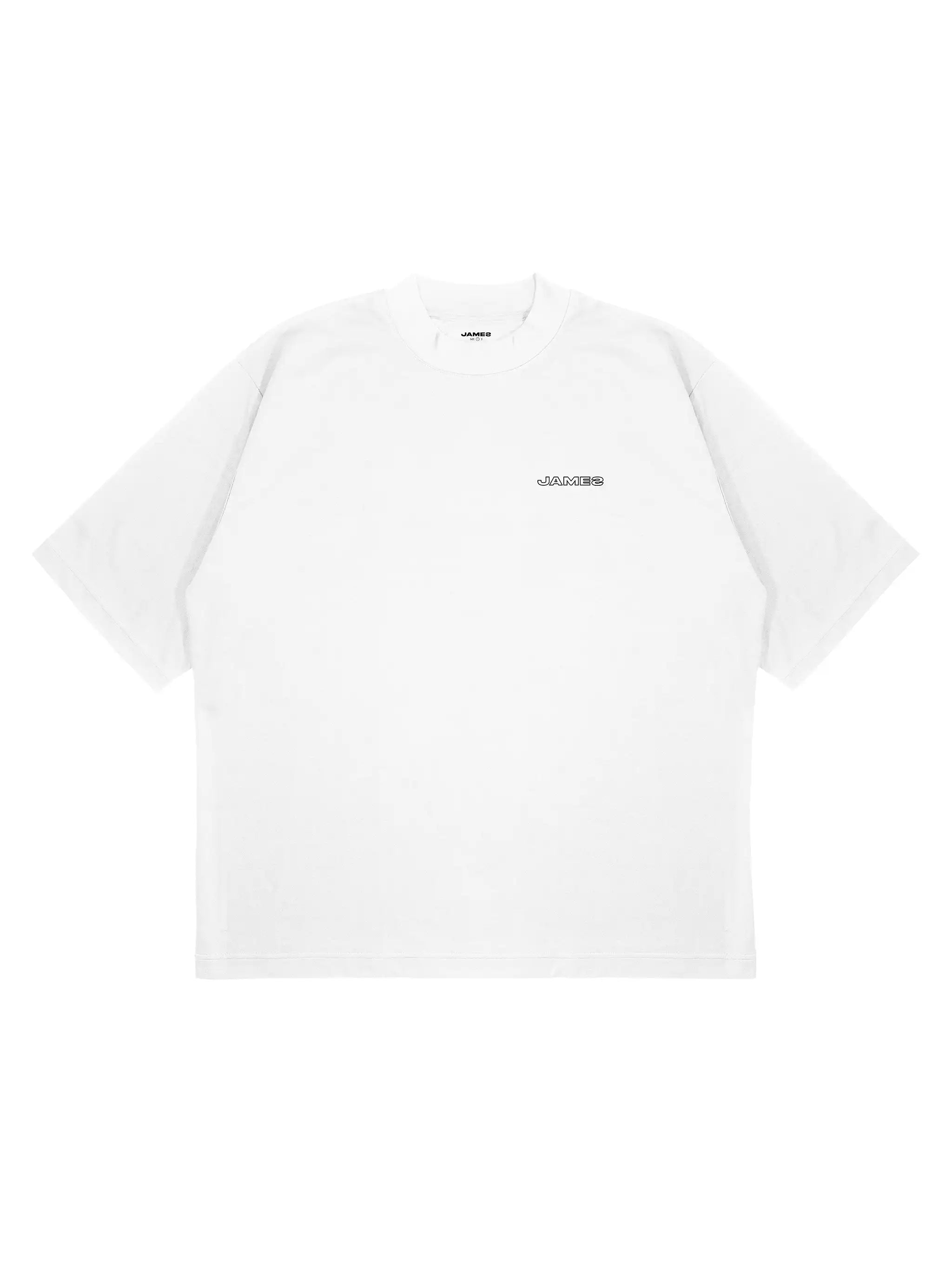 JAMES POCKET MONOCHROME LOGO - WHITE